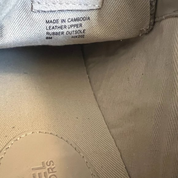 Michael Kors Women's Embellished Snake Embossed Leather Sneaker Shoes - Picture 14 of 15